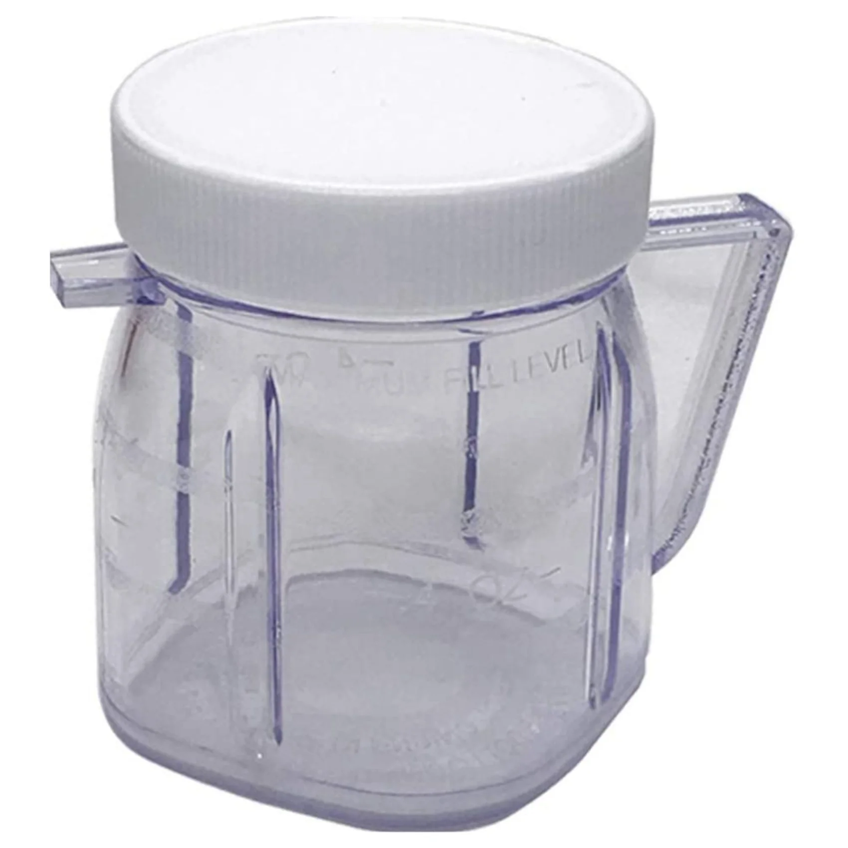 A23F-For Oster Blender Replacement Parts, 4937 Mini Osterizer Blender Jar Accessory, Cup Mini Plastic Jars With Lids (2 Pack)
