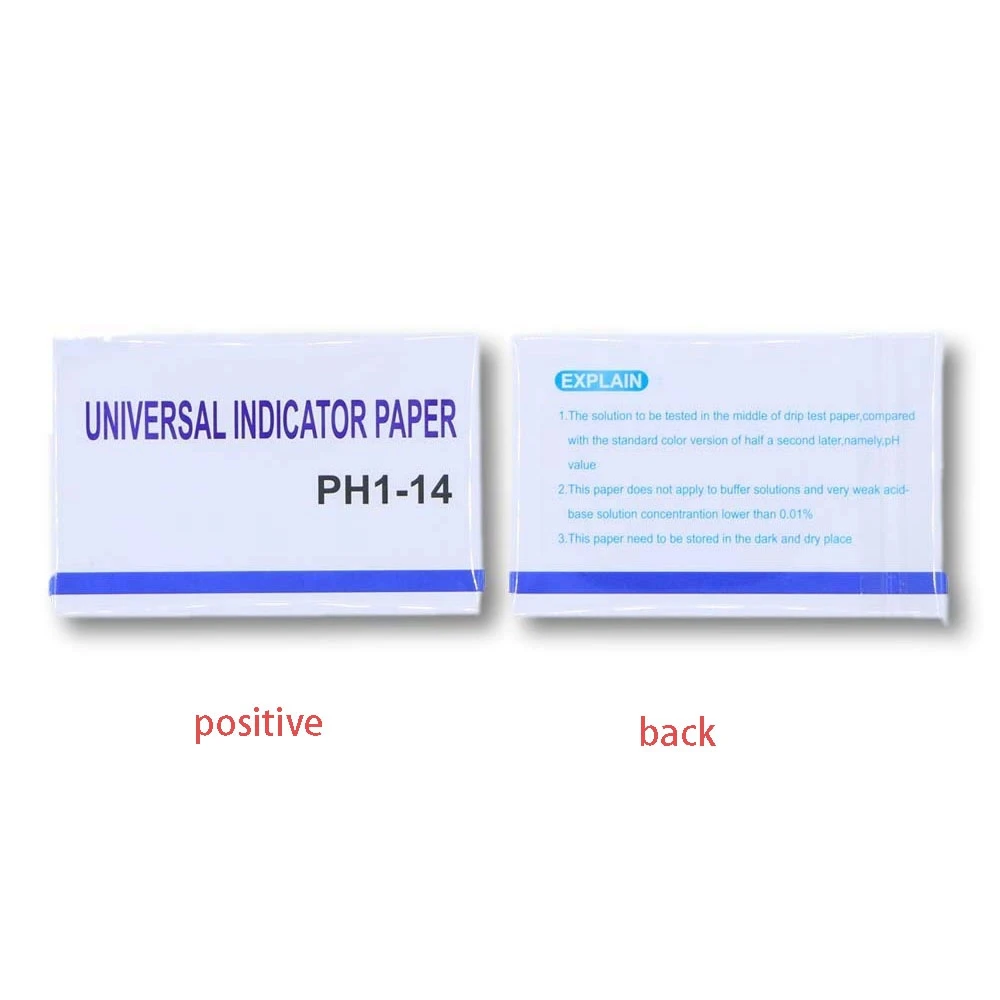 

A05I-10 Packs Of PH 1-14 Test Indicator 800 Litmus Paper Scale Test Lemon Juice Milk Liquid Detergent Kit