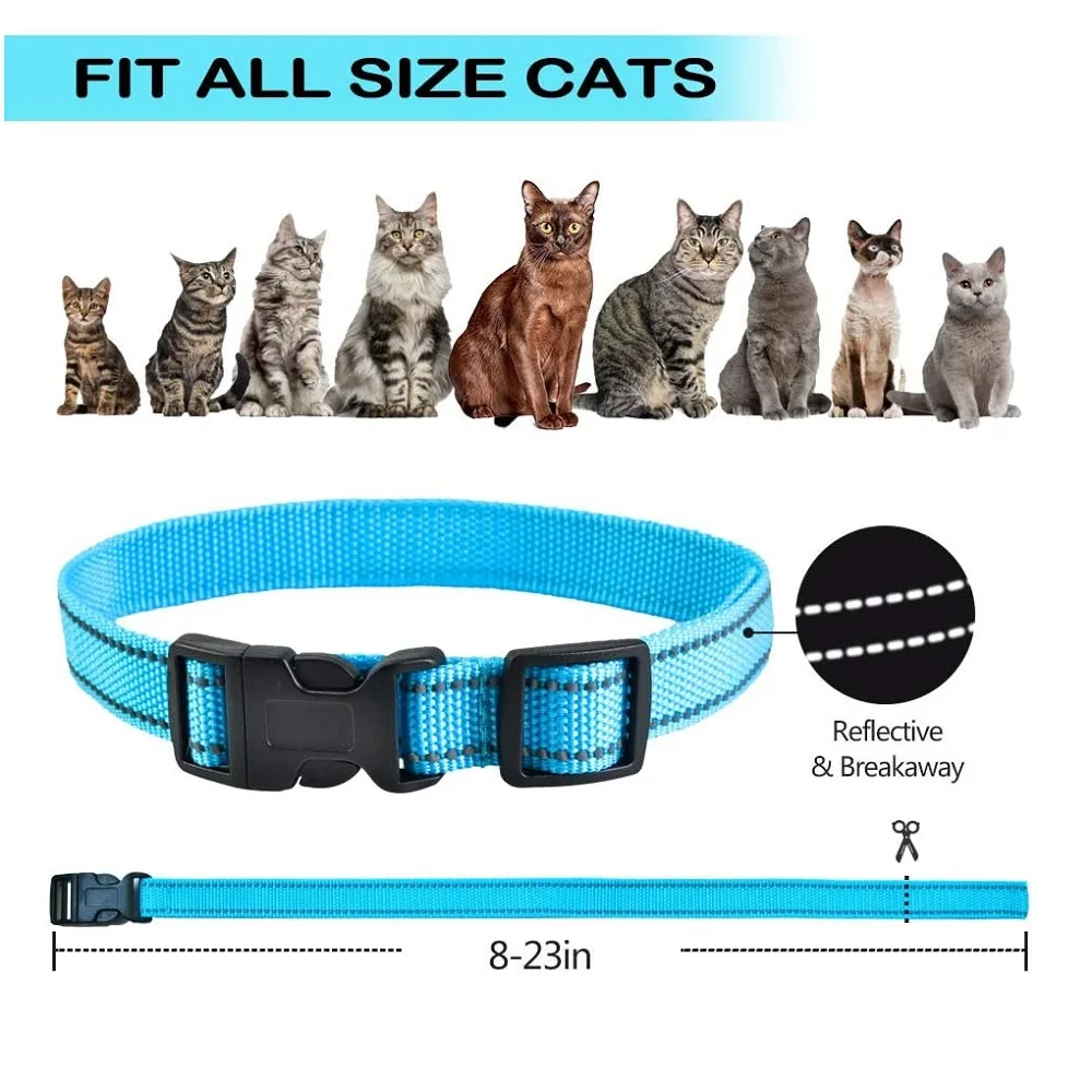 PetJoy Cat Meowing Collar,Automatic Cat Training Collar Suitable for Cats &Kittens,Anti Meow Collar-Waterproof and Rechargeable