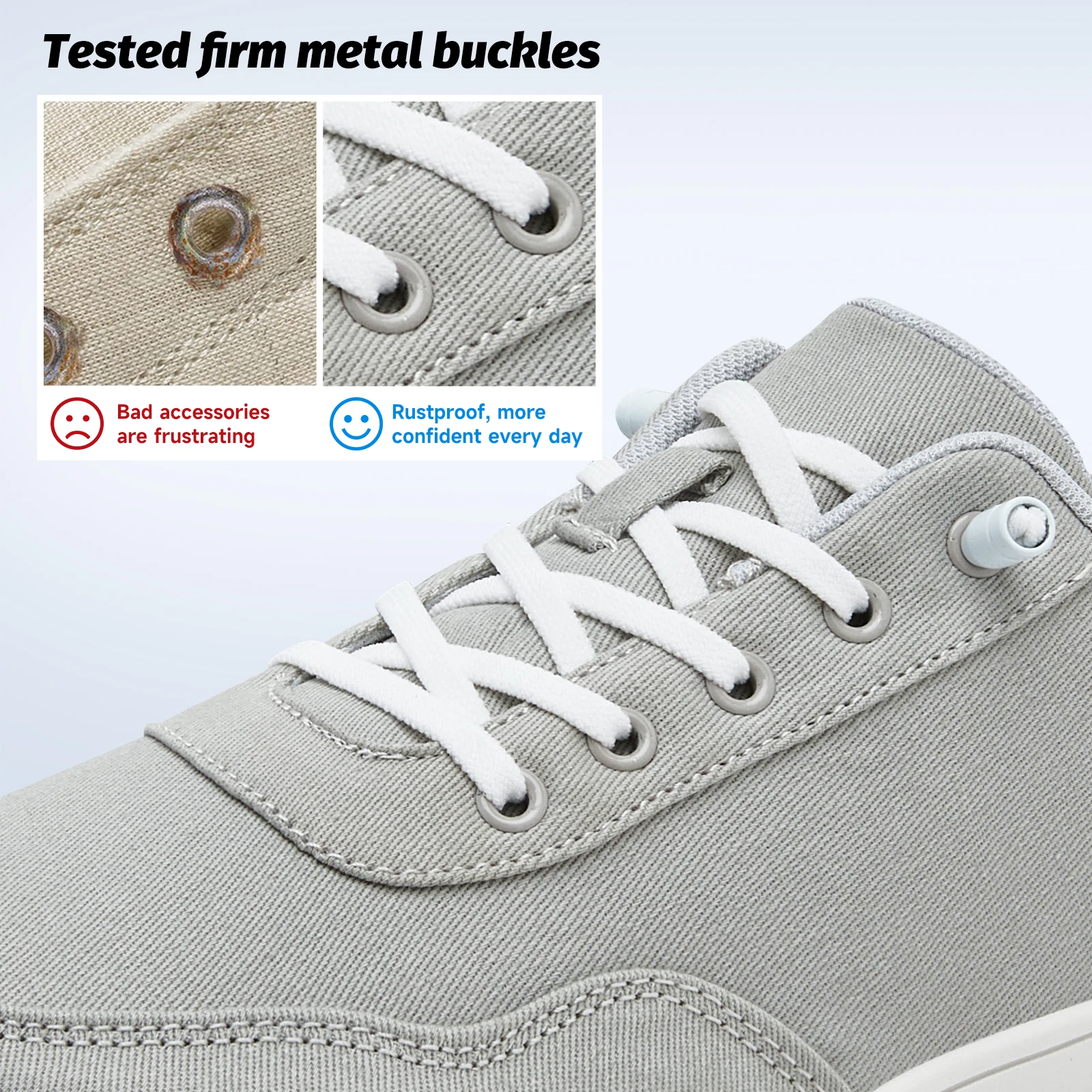 HOBIBEAR Unisex-Barfußschuhe für Männer und Frauen, breite Zehen, verstellbare Slip-On-Sneaker, minimalistische, leichte Wanderschuhe – Detail 5