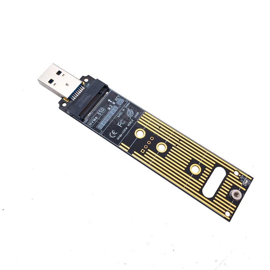 M.2 NVcloser SSD vers USB 3.1 Adaptateur PCI-E vers USB-A 3.0 Carte Convertisseur Interne 10Gbps USB3.1 Isabel 2 pour Samsung 970 960/Pour Intel NEW