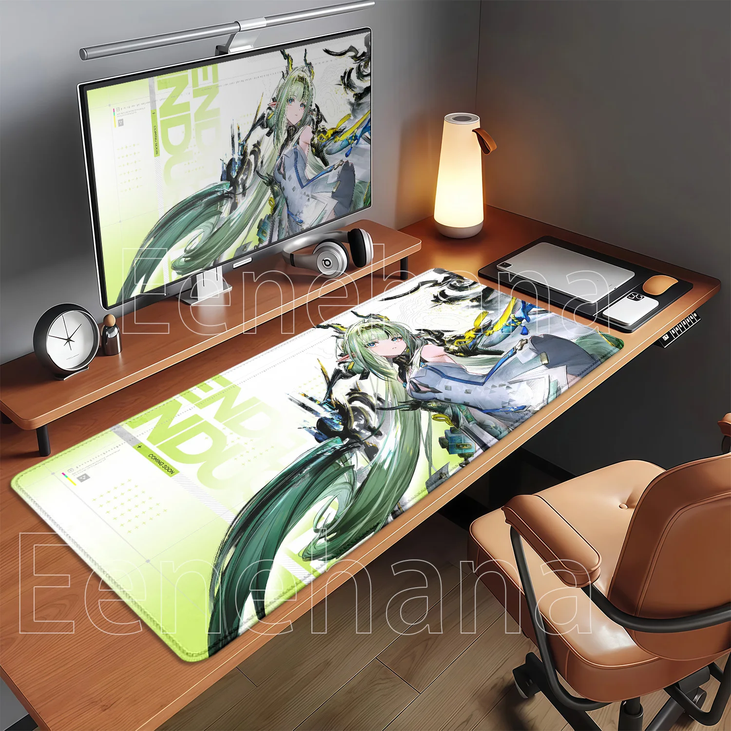 Gaming Arknights Endfield Si Overlock Mouse Pad Rubber Non-slip Mousepad Office Accessories Anime Girl HD Printing XXL Desk Mat