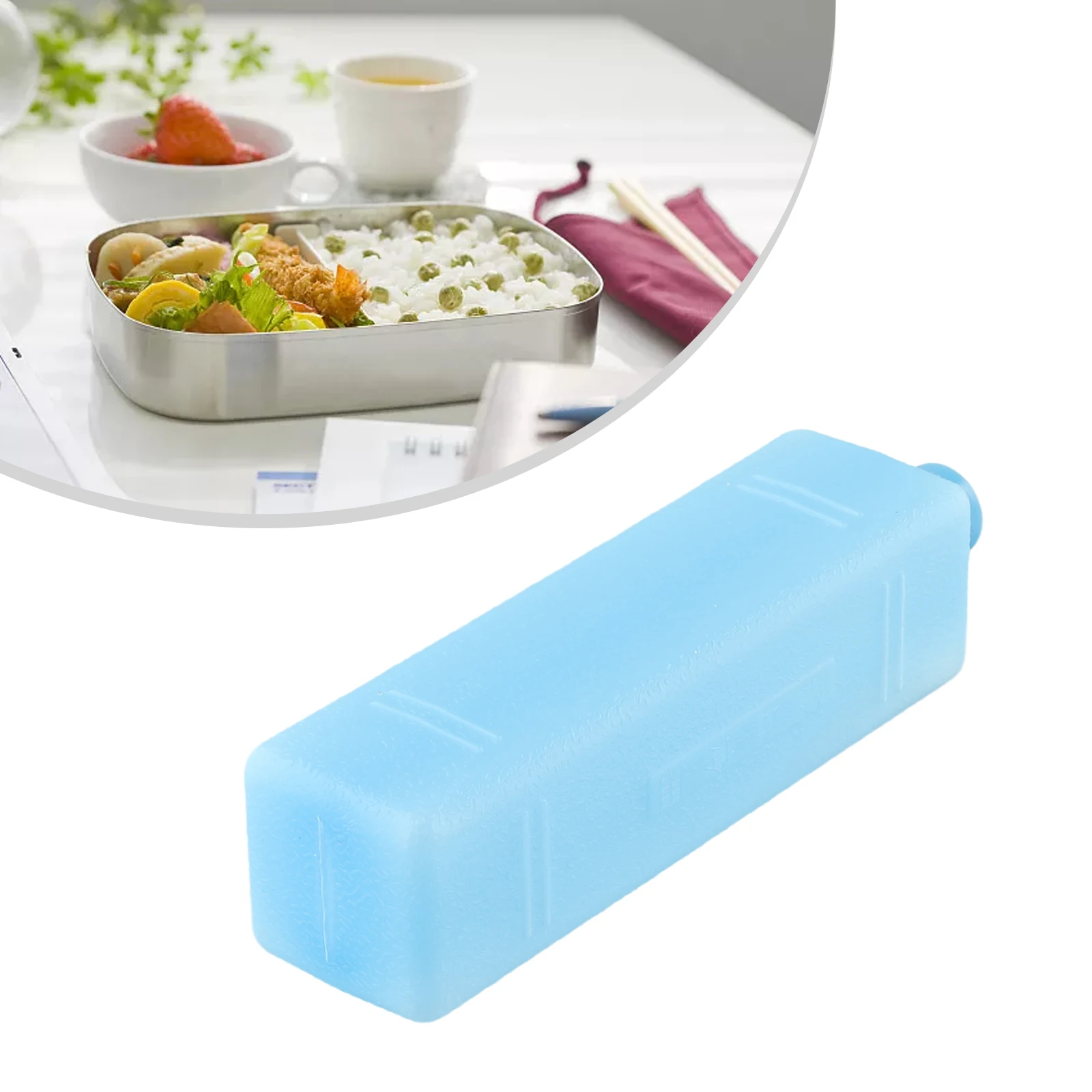 16x4cm PVC Pack 200ml Reusable Cold Storage For Lunch Box Cooler Air Conditioner Fan Cooling Tool  16x4cm PVC