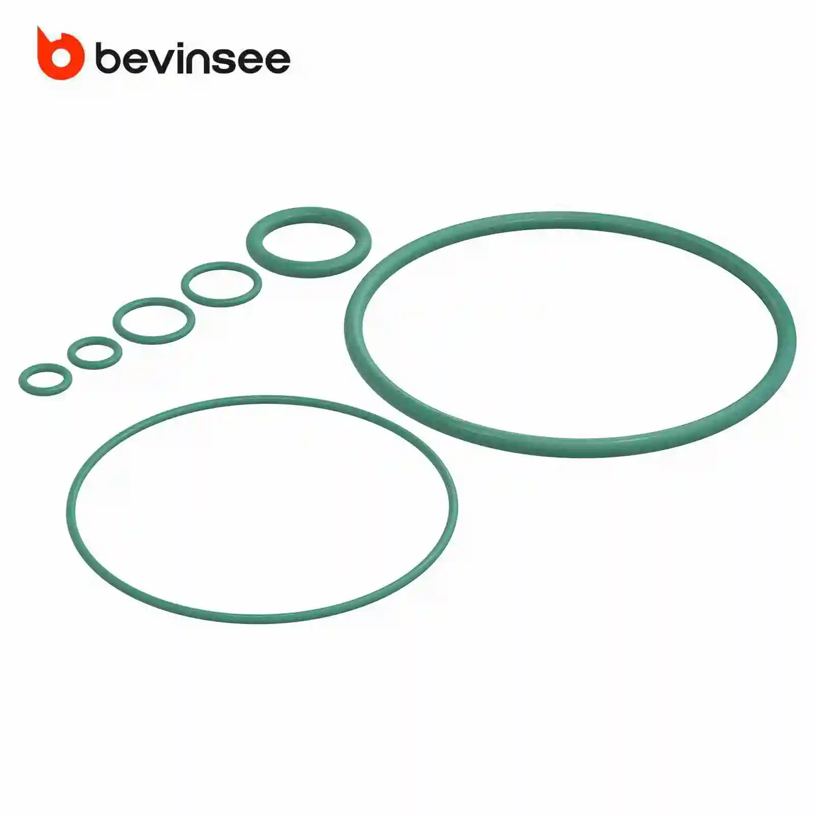 Bevinsee kit de substituição de anel o para tampa de filtro de óleo para bmw m52tu m54 e36 e46 e39 e60 e61 x3 x5 z3 z4 323i 325i 328i 330i