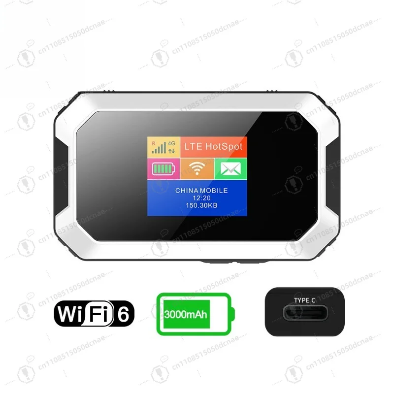 Unlocked 4G LTE Pocket WiFi Router MT80 Dual Color Design Portable MIFI Hotspot with SIM Slot for Travel Home Office