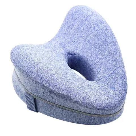 Memory Cotton Leg Pillow Hollow Heart Pregnancy Side Sleeper Sciatica Orthopedic Sciatica Back Hip Relief Pillow For Bed Sofa