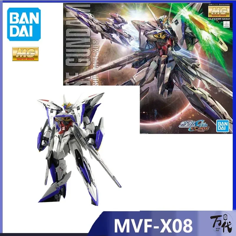 

Bandai MG 1/100 Eclipse Gundam MVF-X08 Gundam Seed 18Cm Original Action Figure Model Kit Assemble Toy Birthday Holiday gift
