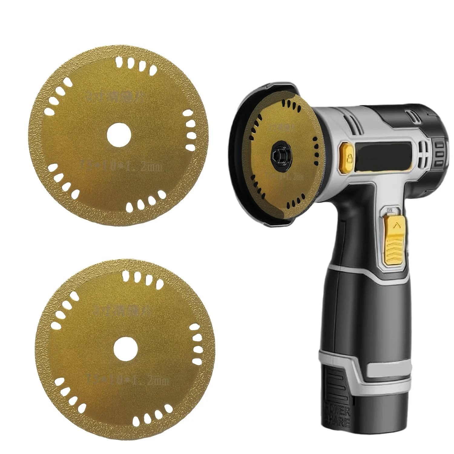 3-Inch Emery Grout Removal Disc - Professional Tile Joint Cleaning & Finishing Wheel