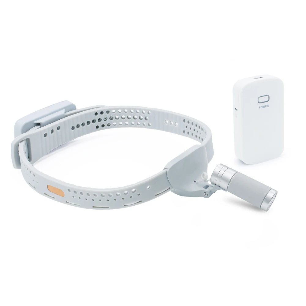 

One Stop Medical Veterinary Use Two Battery Led 5W Surgical Wireless Headlight Den-tal Ent Head Light
