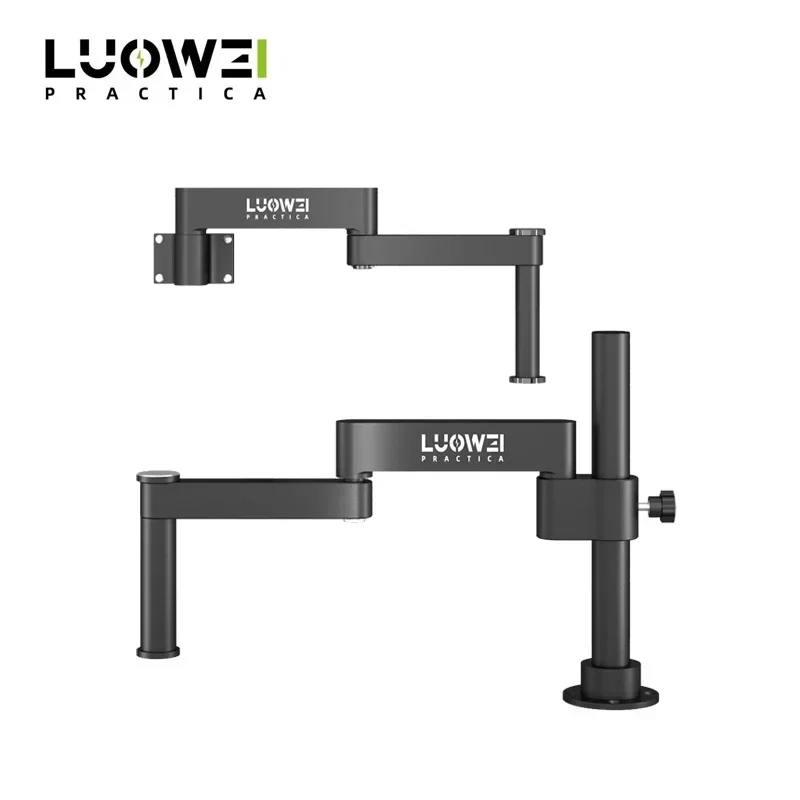 

24 32mm Microscope Articulating Arm Rotatable Universal Stand Bracket Trinocular Microscope USB HDMI Video Camera PCB Repair