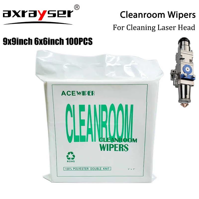 

Non Dust Cloth 3009 Cleanroom Wiper 100Pcs Industry Dust Free Paper for Cleaning Format Printer Laser Head Lens Raytools WSX