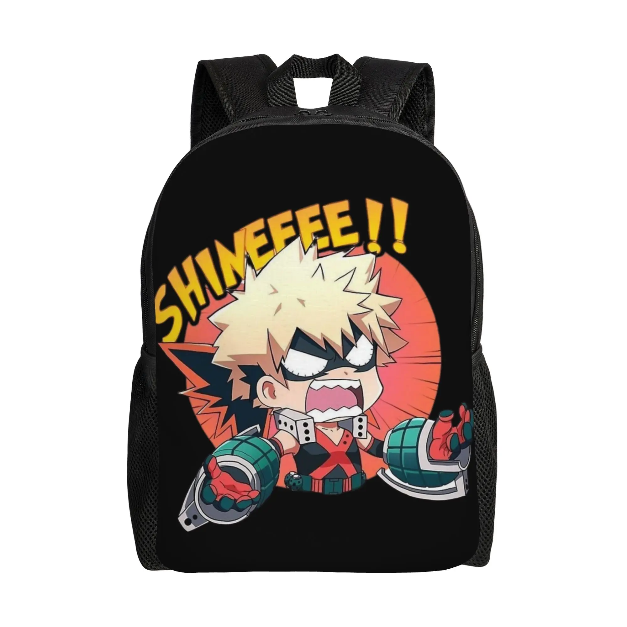 

SHINEEEEE!! My Hero Academia Anime Teenage Backpack Outdoor High School Business Daypack for Men Women College Canvas Bags