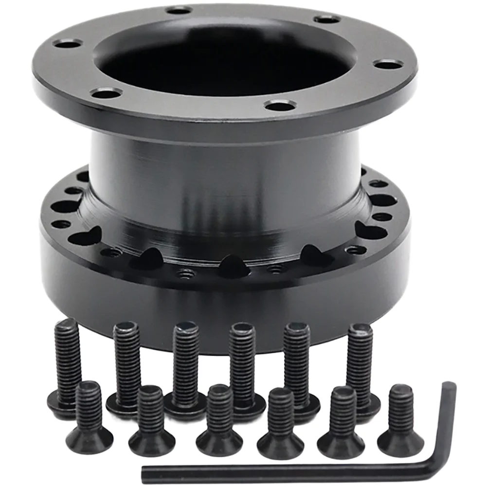 Car Steering Wheel Spacer Riser Adapter 13mm to 128mm for General Fit Supports Better Steering Control and Driving Posture
