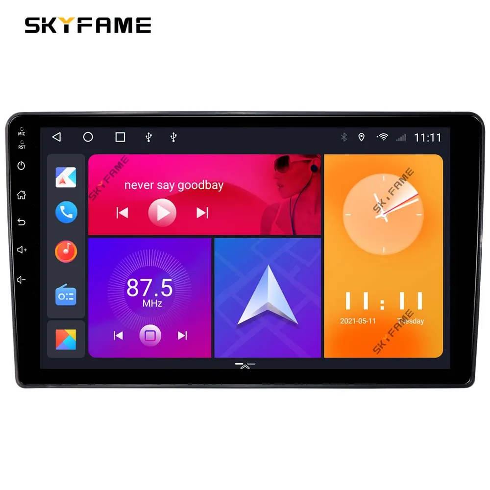 SKYFAME Car Frame Fascia Adapter Canbus Box Decoder Android Radio Dash Fitting Panel Kit For Dodge RAM 1500 2500