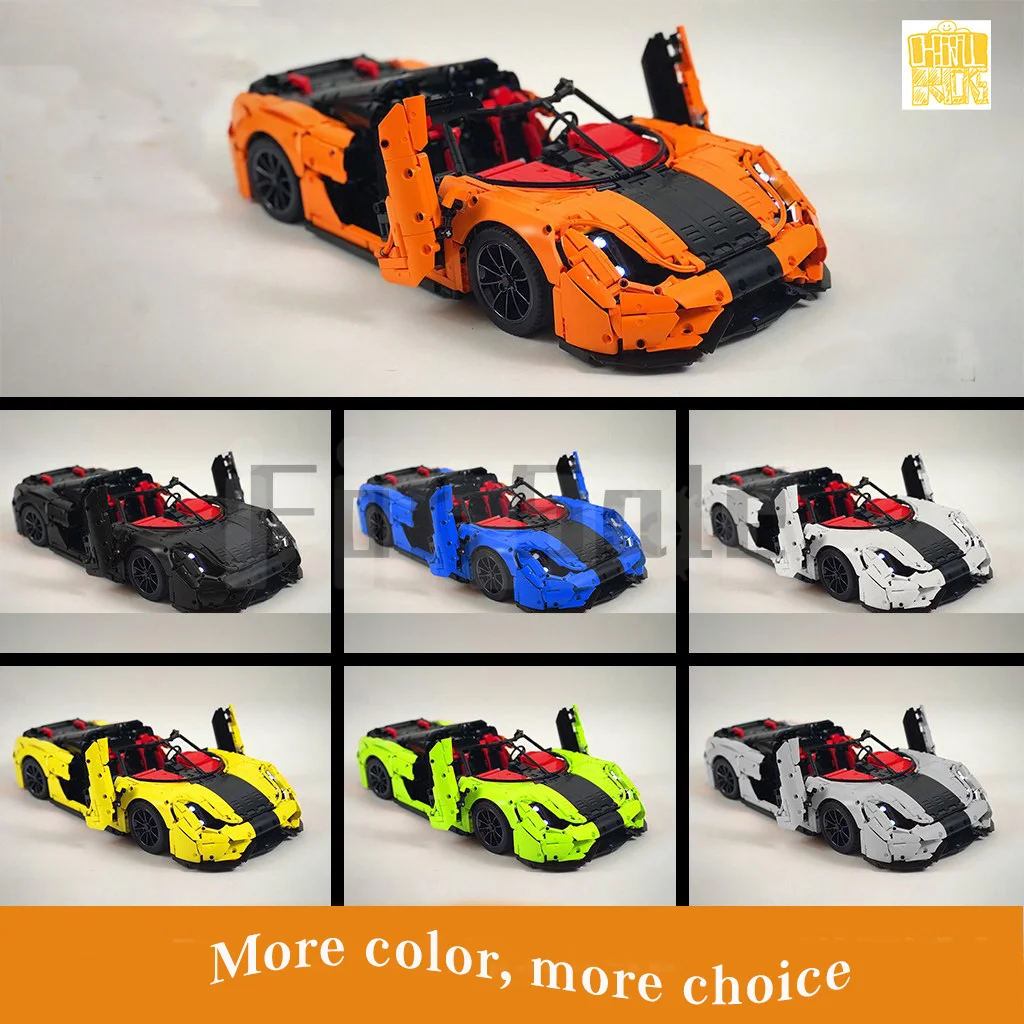 Moc-30506 Sports Car Model Building Blocks Bricks Kids DIY Toys Birthday Christmas Gifts