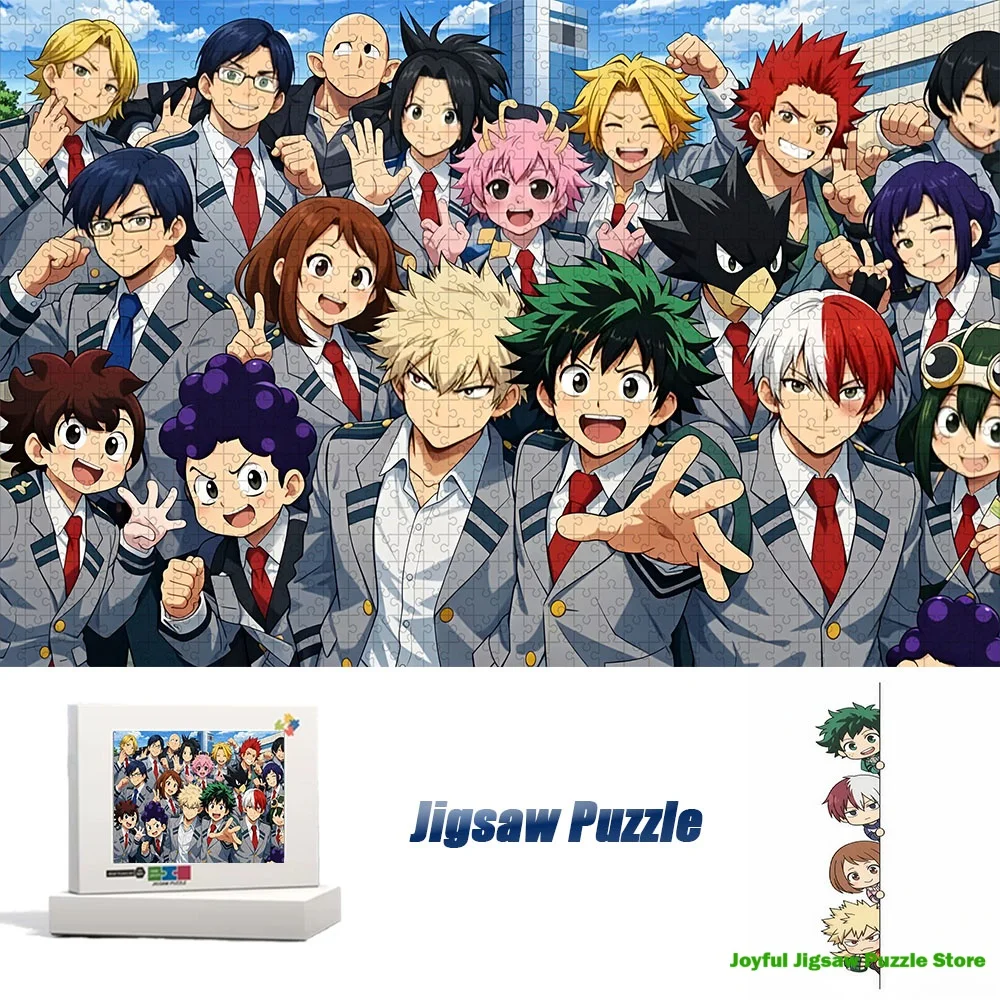 Puzzle de collection My Hero Academia : Aventure des jeunes héros – Jeu éducatif anti-stress pour le développement cérébral – Décoration haut de gamme – Cadeau