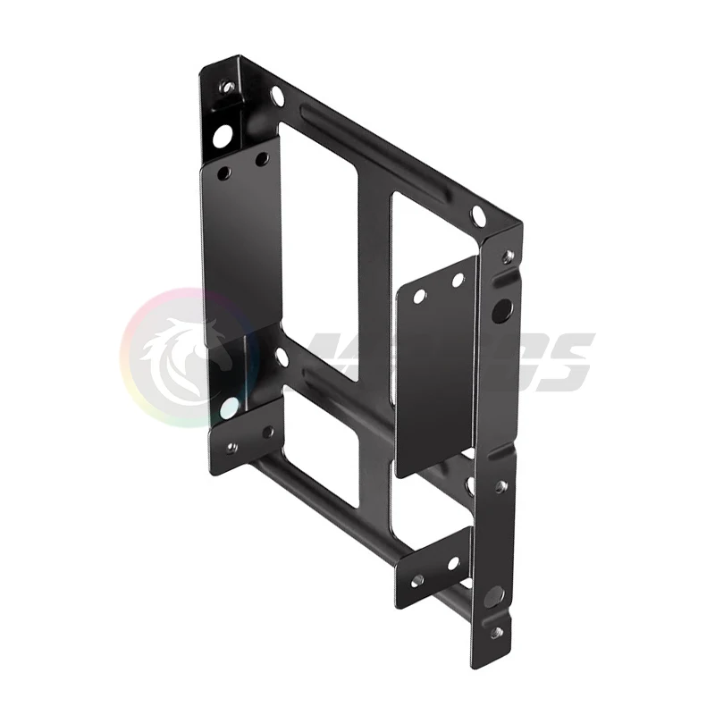 Computer SSD Transfer Holder 2 Layers for 2X 2.5 inch -3.5 inch Solid State Drive Converter Bracket, Thickening Type