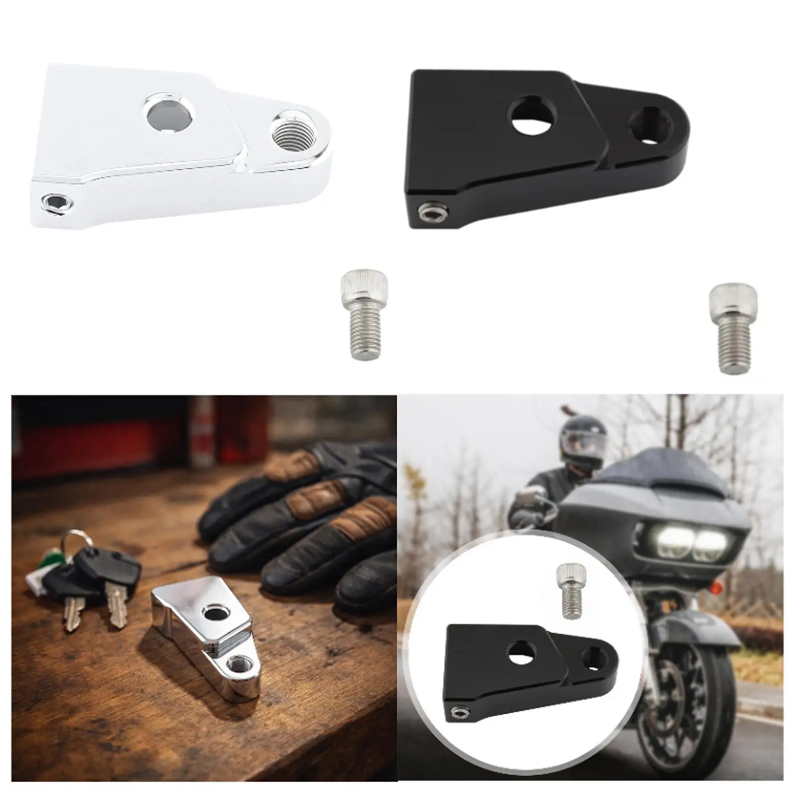 Shift Neutral Gear Assist Kit Auxiliary Bracket Mount Easy Installation DIY Modified Shift Lever Replacement for Softail