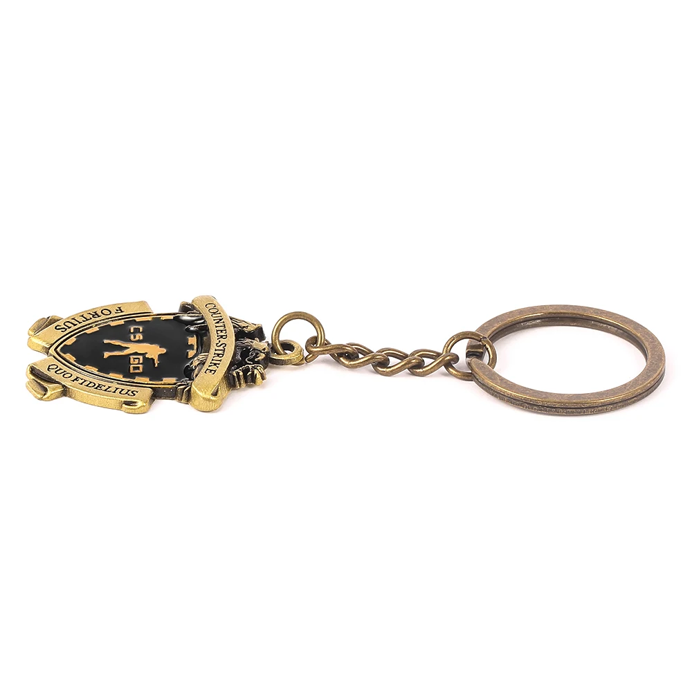 Game CS GO Medal Keychain Metal Pendant Key Chains Counter Strike Keyring For Men Jewelry Accessories Fans Gift Souvenir