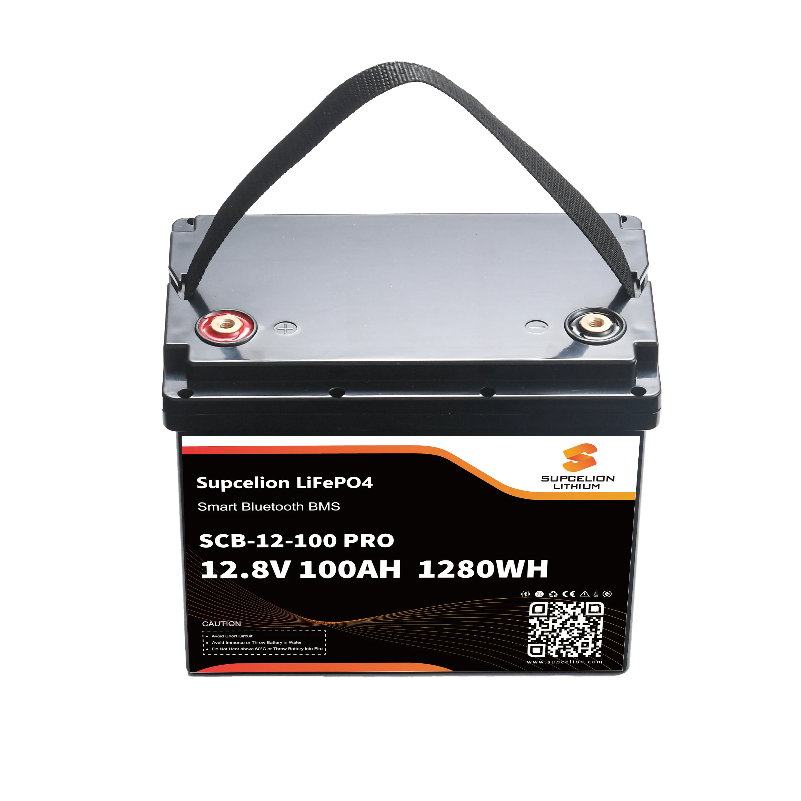 

Lifepo4 Cell 12,8 В 100 Ач литиевая батарея для домашнего хранения энергии для велосипеда с Bluetooth BMS