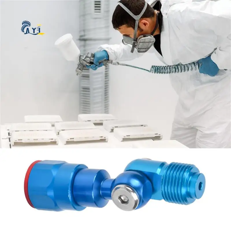 AY03-7/8 นิ้ว F-7/8 นิ้ว M Airless Spray เครื่องหมุนอะแดปเตอร์ Silver Swivel Joint สําหรับ Wagner/Graco Paint Sprayer