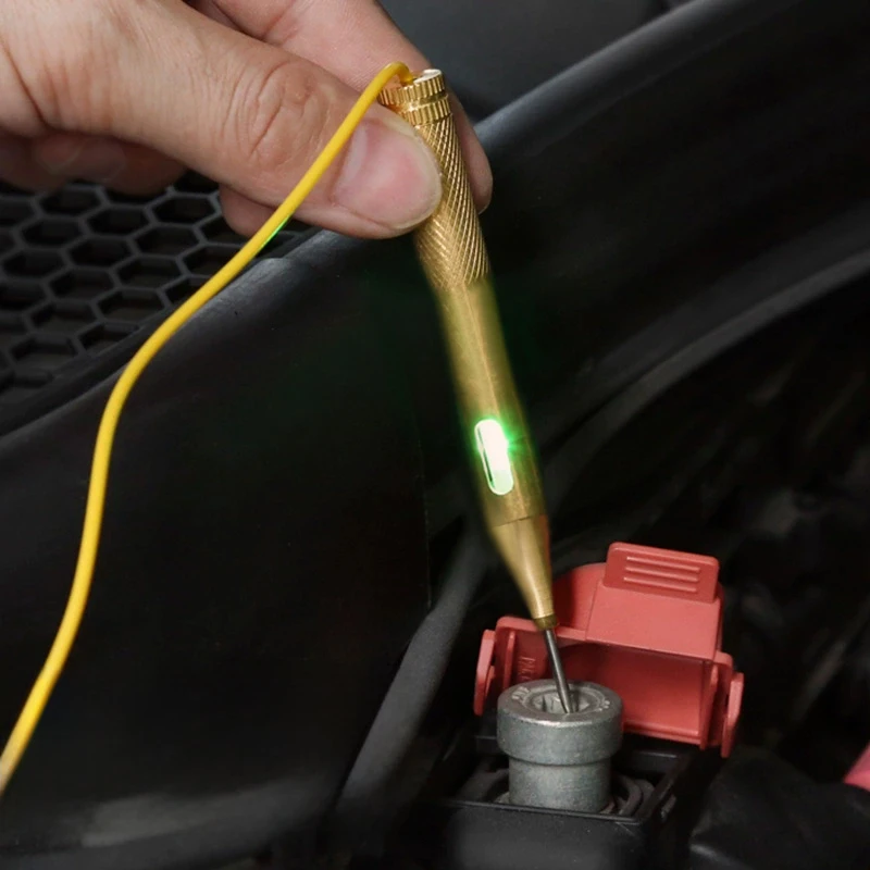 Practical New 6V/12V/24V Probe Pen Pencil Test Light Test Pens Car Circuit Fuse Electrical Testers Voltage Tester - view 6