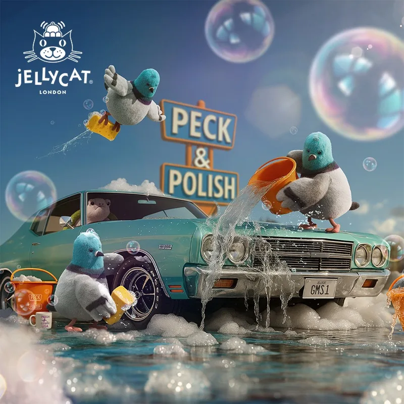 

Мягкая игрушка-птица Kawaii Jellycat Amuseable Strutton Pigeon, креативный подарок, милая кукла, мягкая кукла, подарок на день рождения