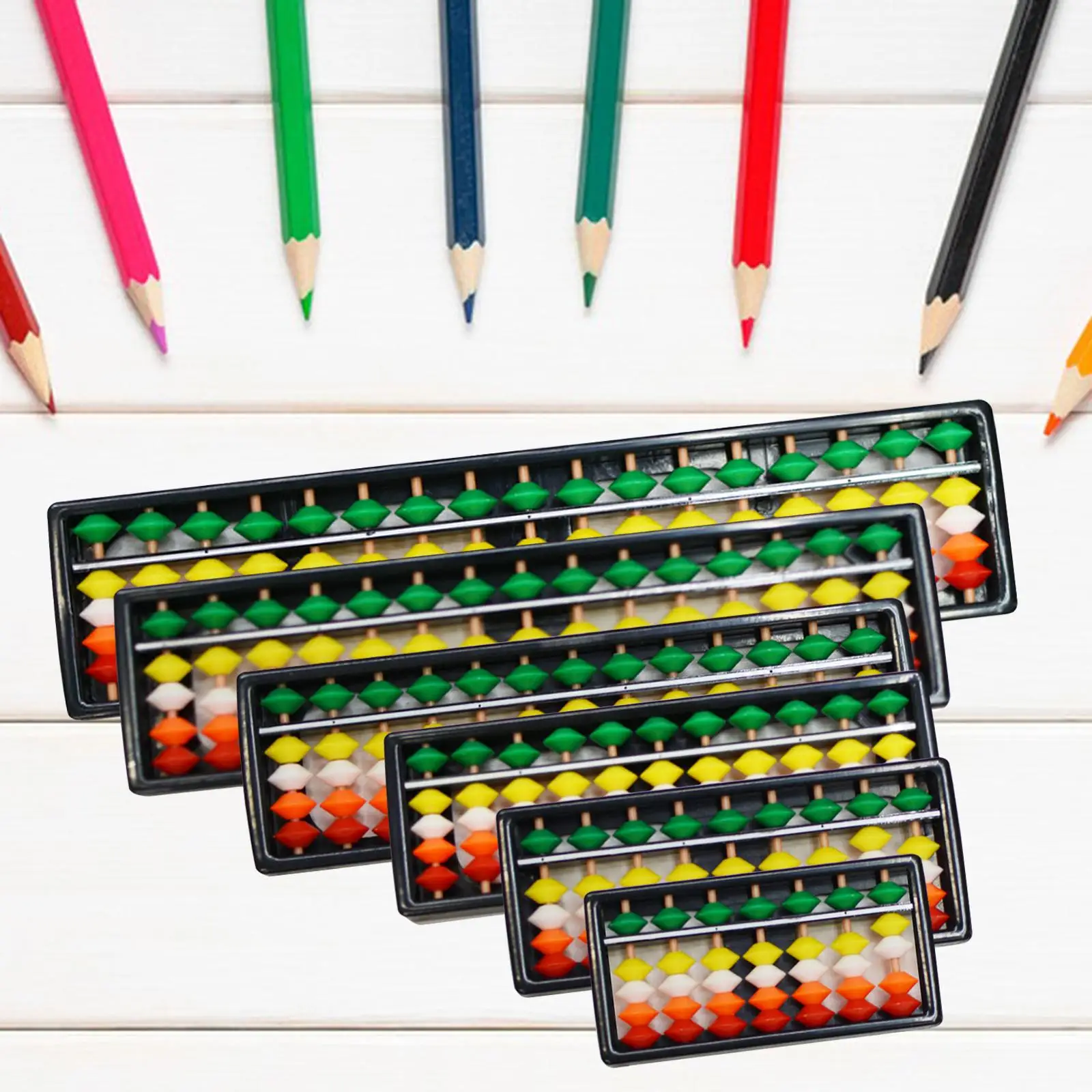 

Abacus with Colorful Beads Montessori Toy Educational Learning Toy Arithmetic