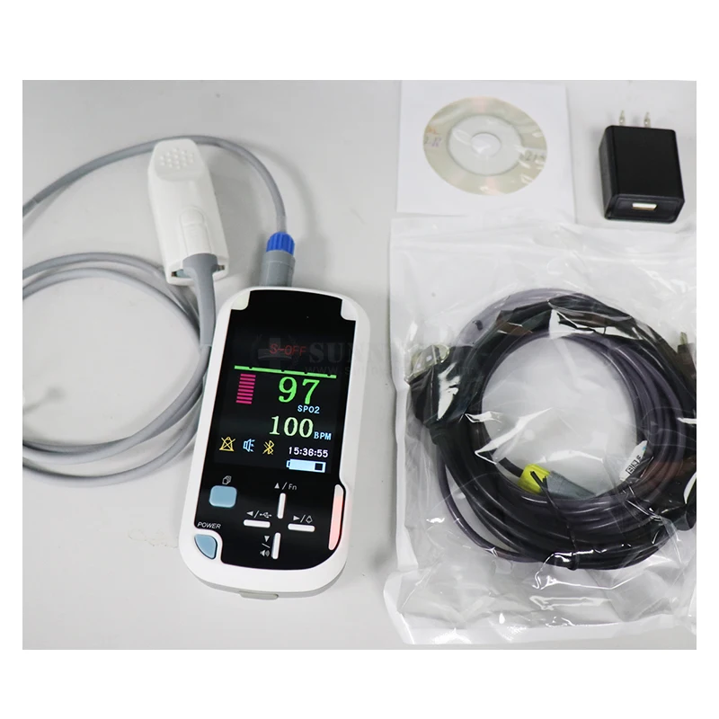 SY-C014 2.8 Inch Color Handheld Fingertip Pulse-with SpO2 for Infant/Adult in Stock