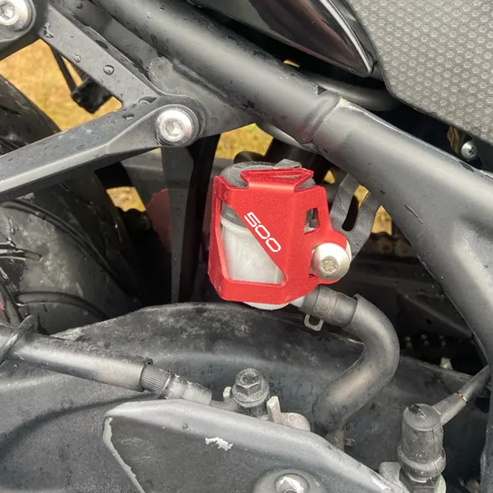 

2024 Ninja 500 For Kawasaki Z900 RS SE Z750 Z800 Z400 Z 500 Motorcycle CNC Rear Brake Fluid Reservoir Cover Guard Oil Cup Guard