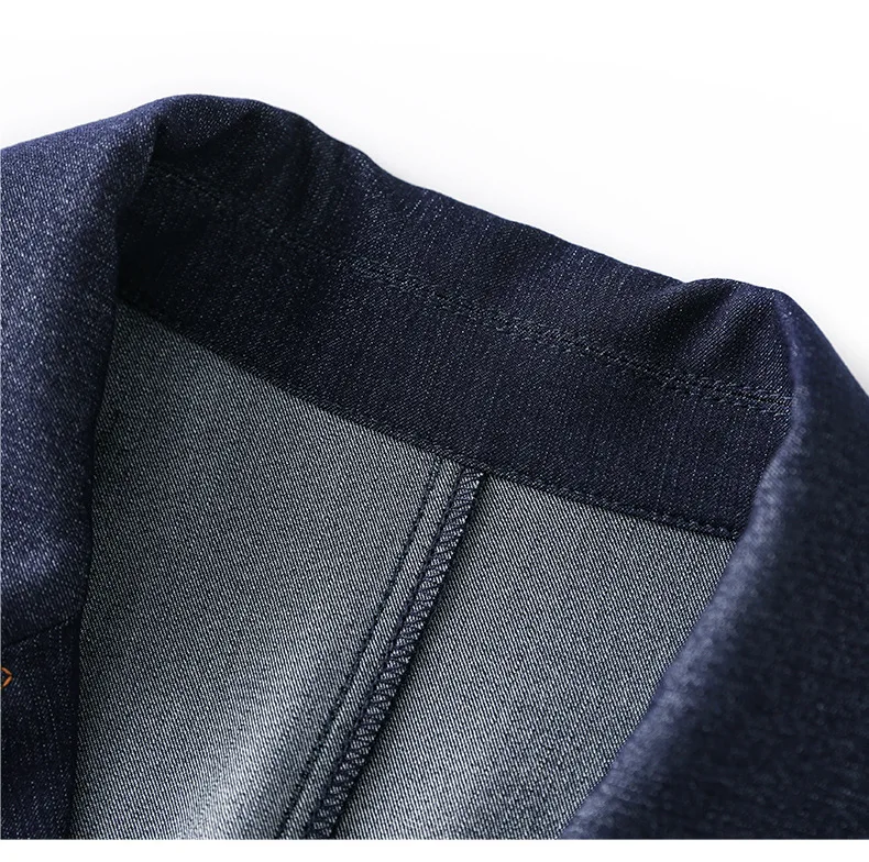 Vestido camisero de mezclilla premium: vestido de oficina ajustado con cinturón y solapa para mujer