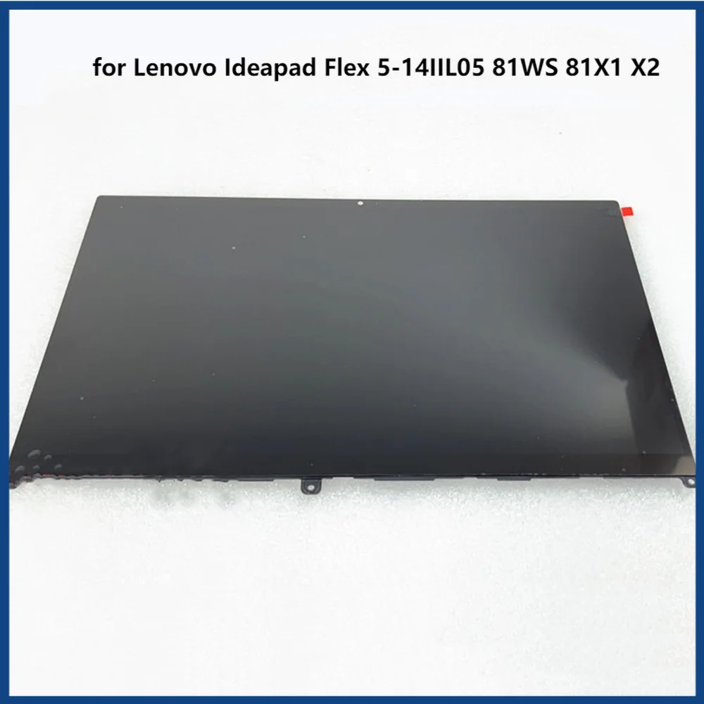 14 inch LCD Screen Touch Digitizer Assembly for Lenovo Ideapad Flex 5-14IIL05 81WS 81X1 X2 5D10S39642 5D10S39641 NV140FHM-N4U