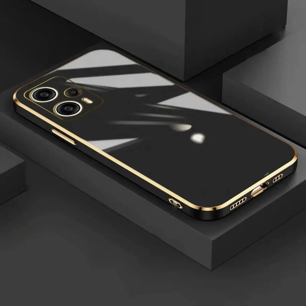 Luxury Plating Case For Xiaomi Redmi Note 12 Pro Plus 5G Silicone Cover For Xiaomi Redmi Note 12 Pro 4G 5G Redmi Note 12 4G Case