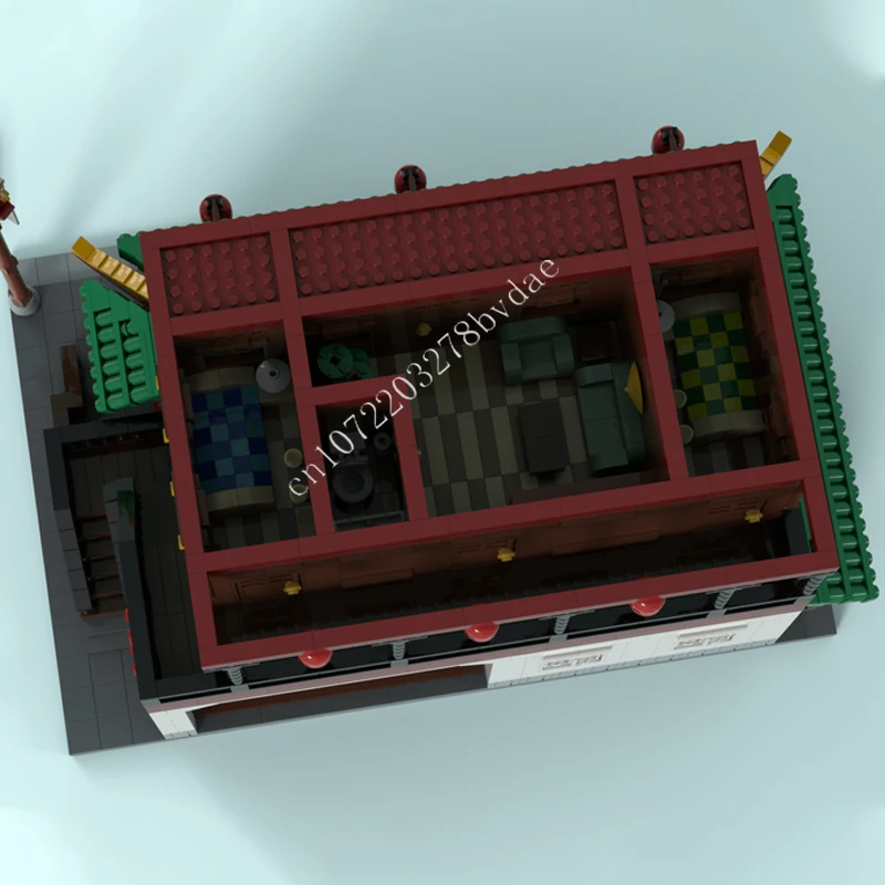 5413PCS 중국 집 MOC 창의적인 거리 풍경 모델 블록 건축 DIY 교육 조립 모델 장난감 어린이용