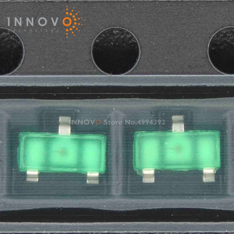 100pcs/lot AM23SGD-F LED beads emit green light SOT-23 emits green light and SMT light-emitting diode emits green light