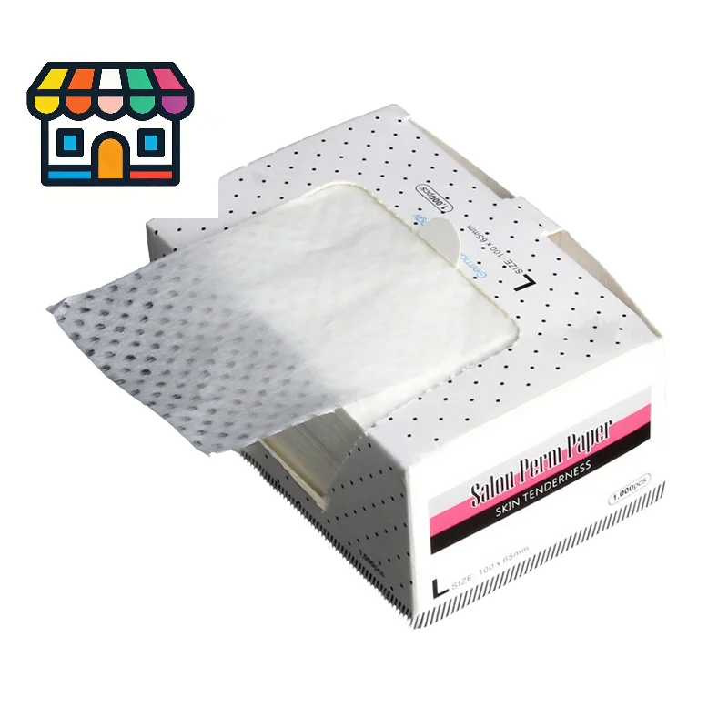 1000 Sheets Thin Perm Papers Heat Resistant Blanching Papers Barber Shop Salon Disposable Perm Hair Paper Tool