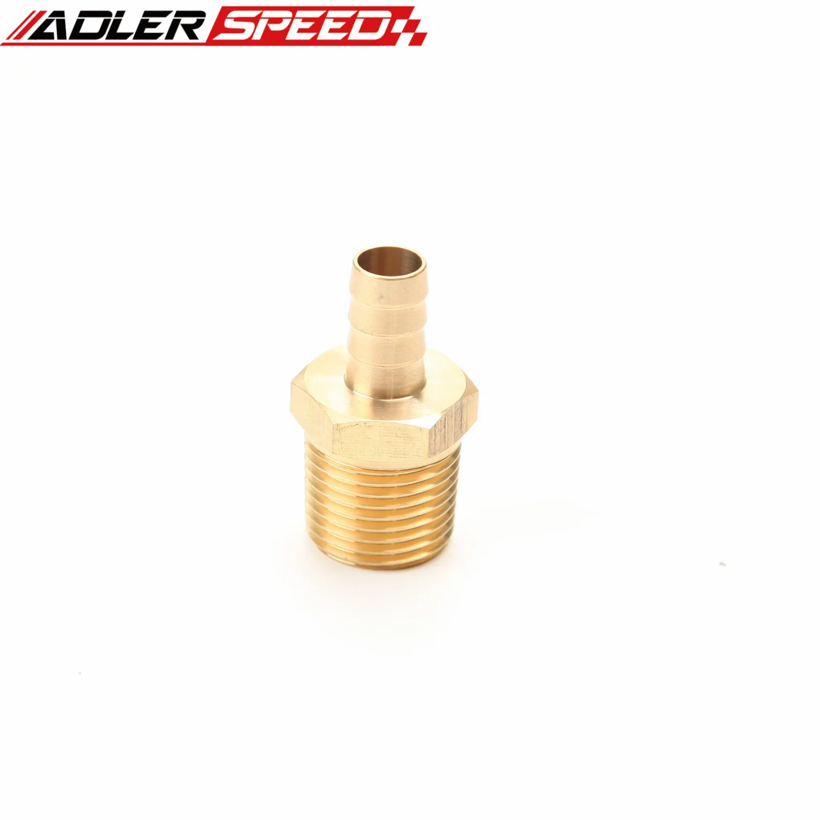 Brass Hose Barb Fitting Connector 10mm Hose To 1/2