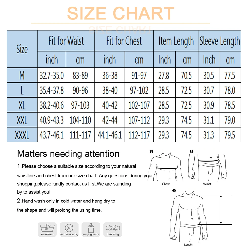 LAZAWG Men Sauna Jacket Weight Loss Long Sleeve Sweat Top for Fat Burning Rapid Sweating Body Shaper Thin Thermo Sportwear