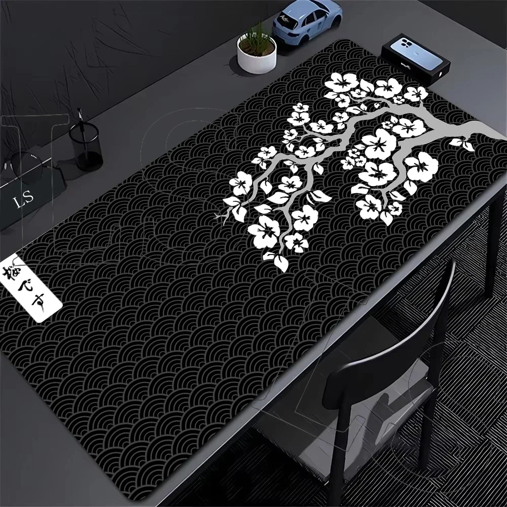 Sakura HD Print 100x50mm XXL Overlock Mouse Pad Large Size Game Desk Pads Non-Slip MousePad Desk Mat Gift Mouse Pads DIY