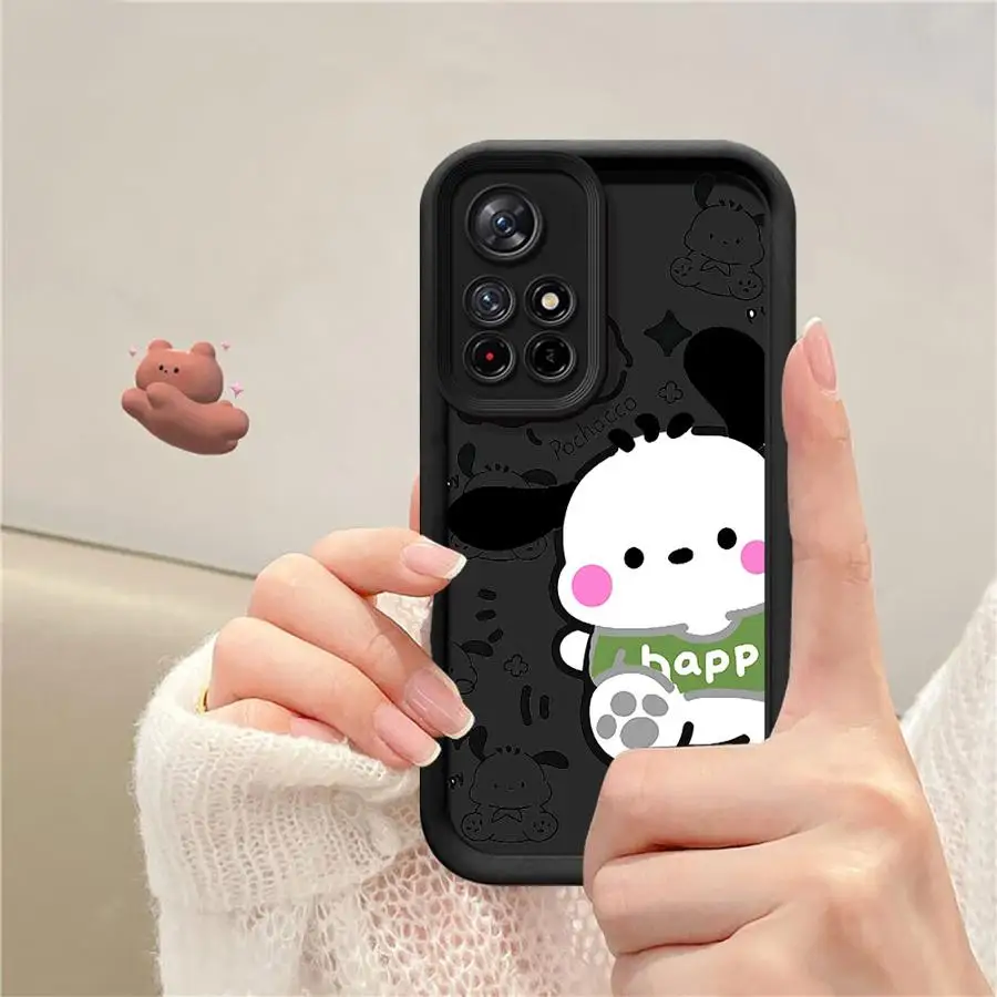 Hello Kitty Pochacco Phone Case for Xiaomi Redmi 12C 13C 12 A1 A2 Plus A3 A3x Poco X3 Pro C50 C51 C61 X3NFC Soft Cover Shell