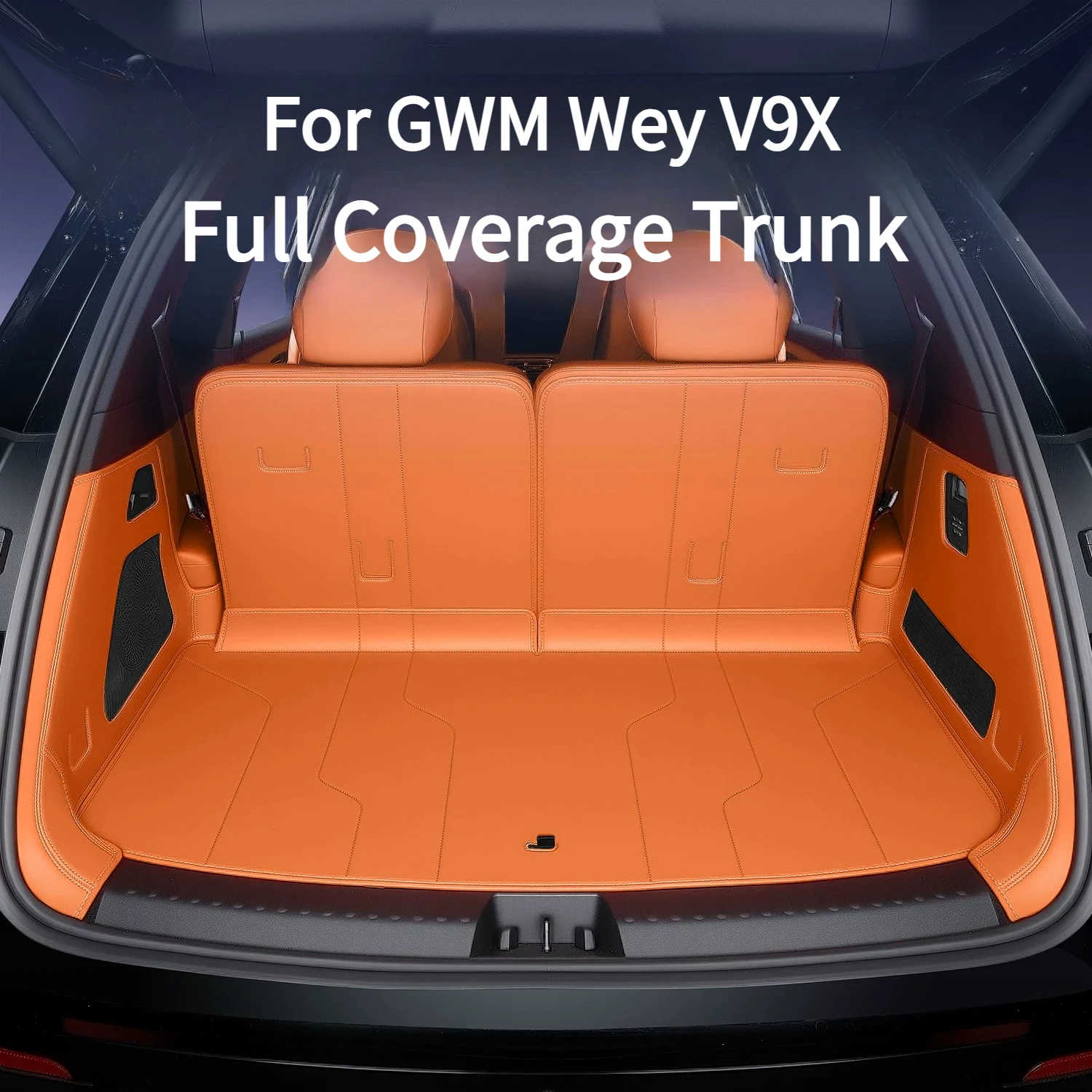 For GWM Wey V9X Full Surround Trunk Scratch-Resistant and Wear-Resistant Trunk Mat Interior Accessories