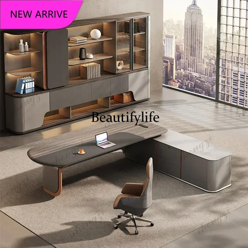 A68Luxury Office Desks Study Multifunction Table Reading Office Desk Multifunctional Auxiliary Seating Tavolino