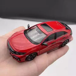 1/43 Scale Honda Civic Hatchback 2023 Red Diecast Model Car Collection