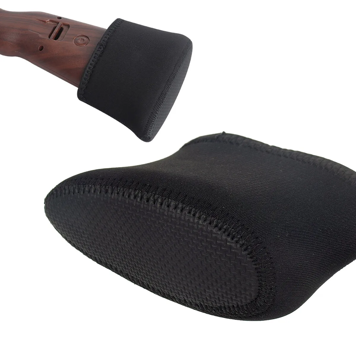 التكتيكية في الهواء الطلق عدم الانزلاق سطح بطانة هلام الحافظة أوتستوك الصيد اطلاق النار اكسسوارات ل بندقية البنادق حامي