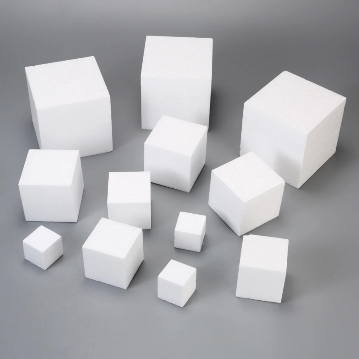 Multiple Sizes Craft Foam Blocks Art School Projects Polystyrene Brick Square Sculpture Flower Arrangement Modeling And Centerpieces