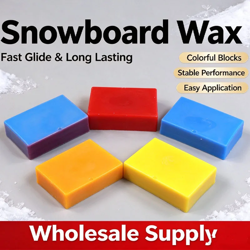 Snowboard Wax Low temperature Maintenance Tuning Wax for Ski & Snowboard Base Competition Grade Ski Wax Reduce Friction