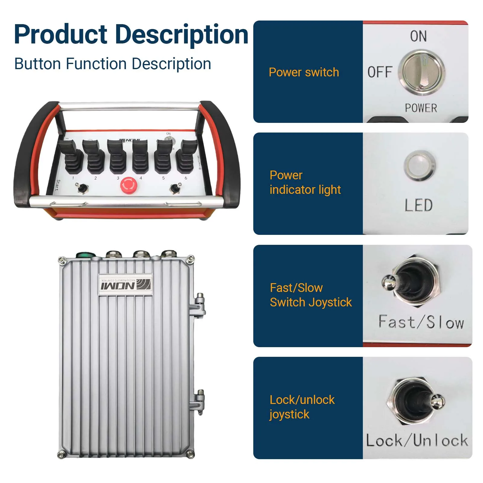 Hydraulic Remote Control System For Construction Machinery High Precision