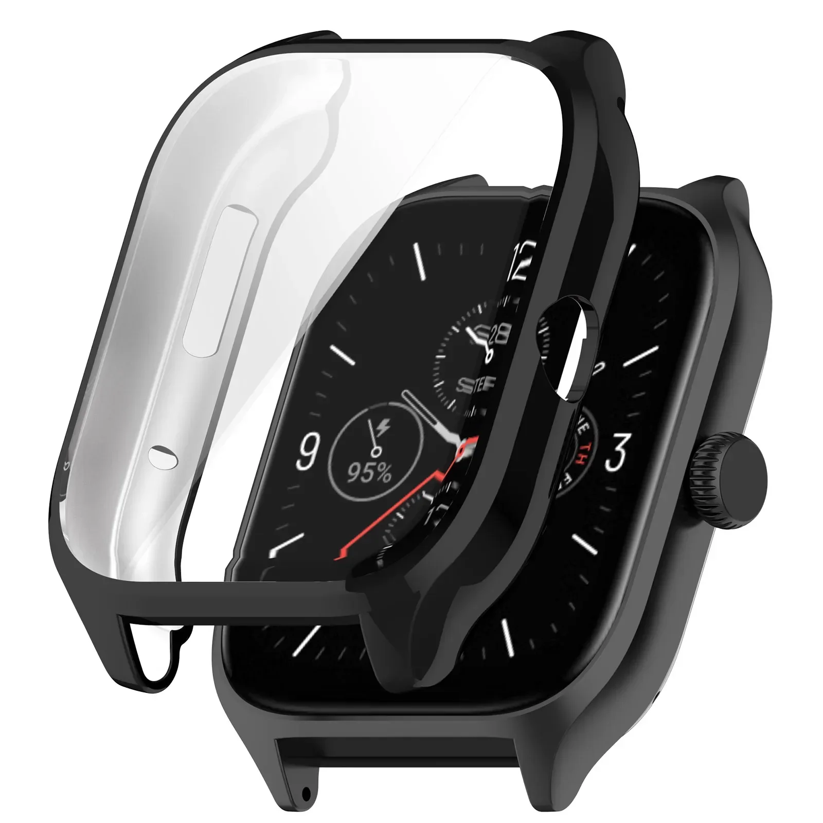 Huami Amazfit時計保護ケース,Amazfit Gts 4用シリコンストラップ,ブレスレット用耐衝撃保護シェル