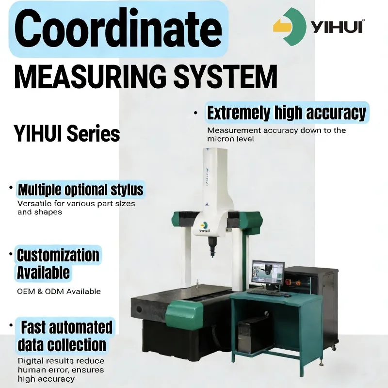 【2026】High Precision Vision System Cmm Coordinate Measuring Machine With 3d Software