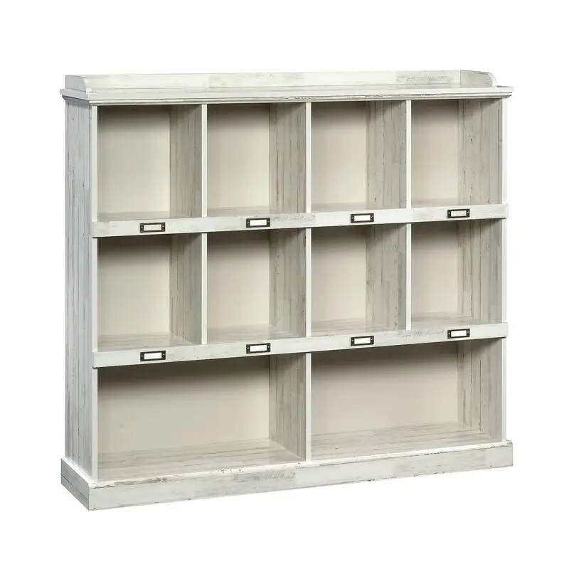 

White Finish Bookcase - Modern Design for Home or Office Storage, Multi-Shelf Organizer, Elegant Furniture Solution